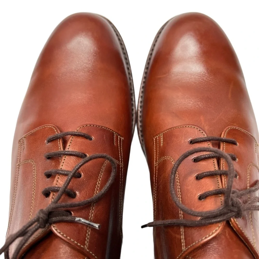 YANKO by Pepe Albaladejo Cosido Goodyear Leather Derby Dress Shoes Men's 7.5D
